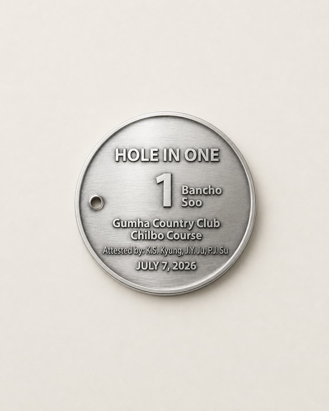 Silver Incense Coin